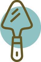 Cake Server Linear Circle Icon vector