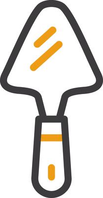 Cake Server Line Circle Icon