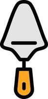 Pie Server Line Filled Icon vector
