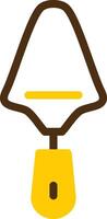 Pie Server Yellow Lieanr Circle Icon vector