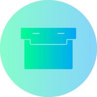 Dough Cutter Gradient Circle Icon vector