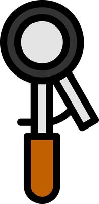 Ice Cream Scoop Line Filled Icon