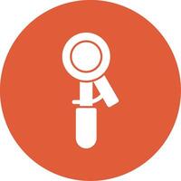 Ice Cream Scoop Glyph Circle Icon vector
