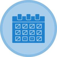 Calendar with event date Multicolor Circle Icon vector