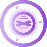 Badge Glyph Gradient Icon vector