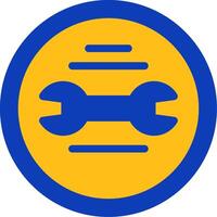 Badge Flat Two Color Icon vector