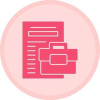 Contract Multicolor Circle Icon vector