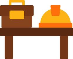 Desk Flat Icon vector