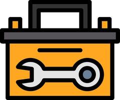 Toolbox Line Filled Icon vector