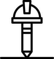 Pen Line Icon vector