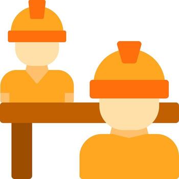 Interview Flat Icon vector