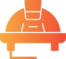 Worker Hat Solid Multi Gradient Icon vector
