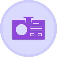 Employee ID Multicolor Circle Icon vector