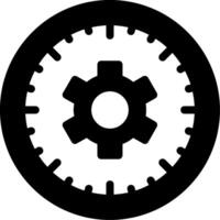 Time Management Glyph Icon vector