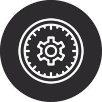 Time Management Inverted Icon vector