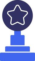 Trophy Solid Two Color Icon vector