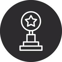 Trophy Inverted Icon vector