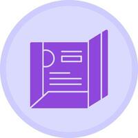 Resume folder Multicolor Circle Icon vector