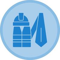 Work Uniform Multicolor Circle Icon vector