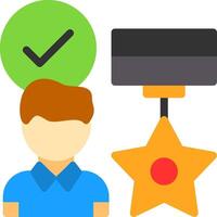 Employee Appreciation Flat Icon vector