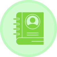 Employee Handbook Multicolor Circle Icon vector