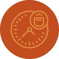 Coffee Break Line Multi color Icon vector