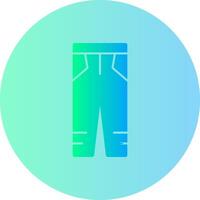 Pants Gradient Circle Icon vector