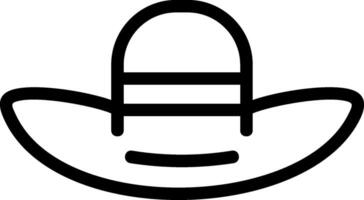 Hat Line Icon vector