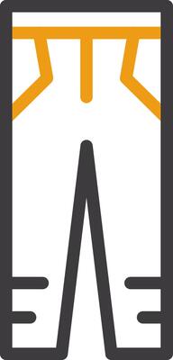Pants Line Circle Icon