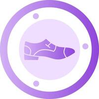 Shoe Glyph Gradient Icon vector