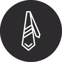 Tie Inverted Icon vector