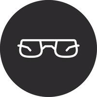 Sunglasses Inverted Icon vector