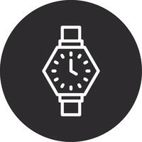 reloj invertido icono vector