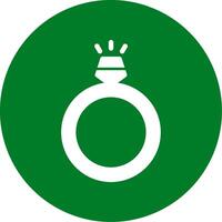 Ring Glyph Circle Icon vector
