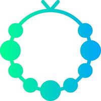 Bracelet Solid Multi Gradient Icon vector