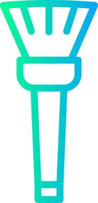 Makeup Brush Linear Gradient Icon