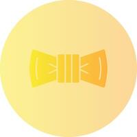 Bow Tie Gradient Circle Icon vector