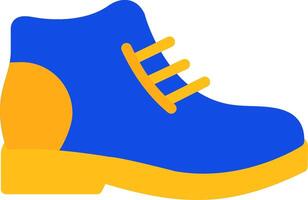 Boot Flat Two Color Icon vector