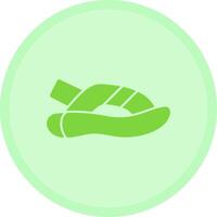 Sandal Multicolor Circle Icon vector