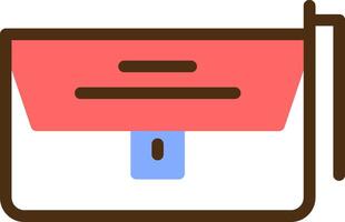 Clutch Color Filled Icon vector