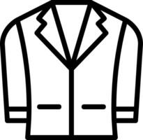 Blazer Line Icon vector