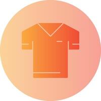 T-shirt Gradient Circle Icon vector