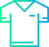 T-shirt Linear Gradient Icon vector