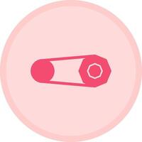 Brooch Multicolor Circle Icon vector