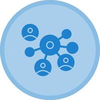 Networking circle of people Multicolor Circle Icon vector