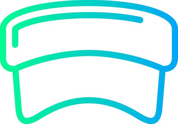 Sun Visor Linear Gradient Icon