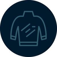 Turtleneck Line Multi color Icon vector