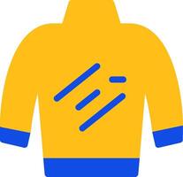 Turtleneck Flat Two Color Icon vector