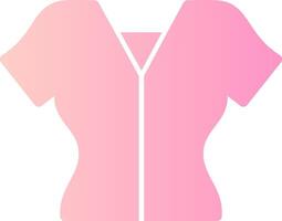 Blouse Solid Multi Gradient Icon vector