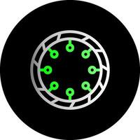 Bangle Dual Gradient Circle Icon vector